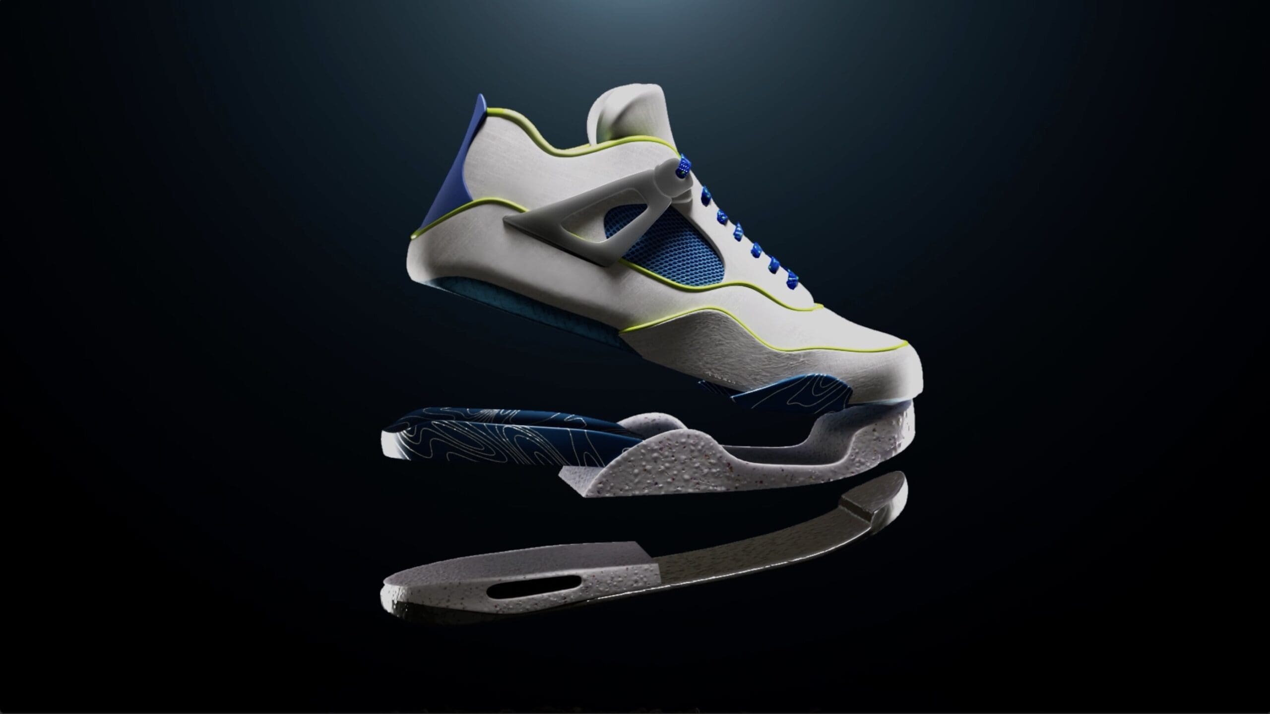 3D commercial, TVC, advert, blender, maya, cinema 4D, unreal engine, sneaker ad, shoe tvc
